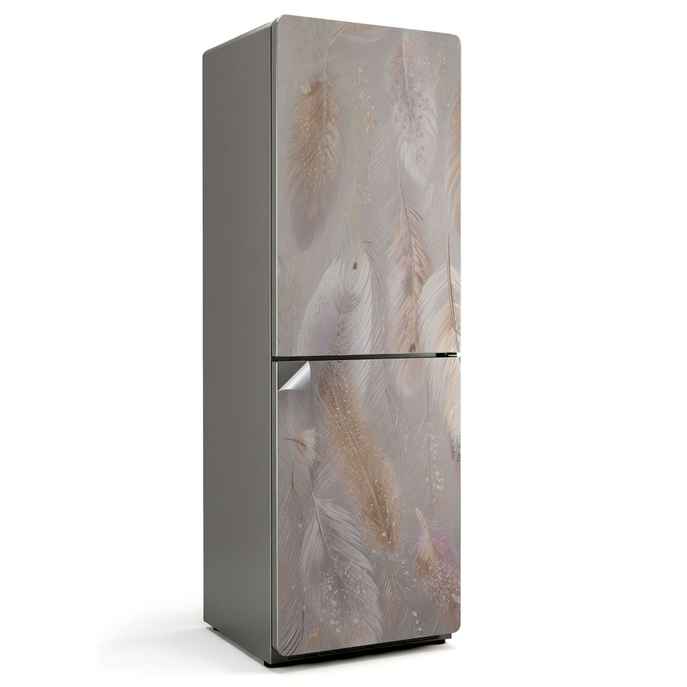 Fototapeta na chladničku Jemné peří na pozadí