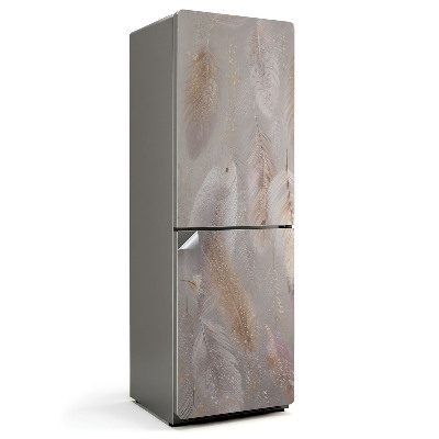 Fototapeta na chladničku Jemné peří na pozadí