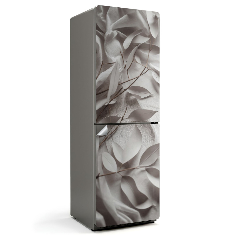 Fototapeta na chladničku Listy papíru na tkanině