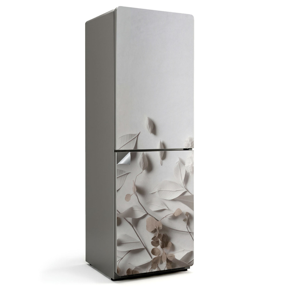 Nálepky na chladničku Jemné listy a květy