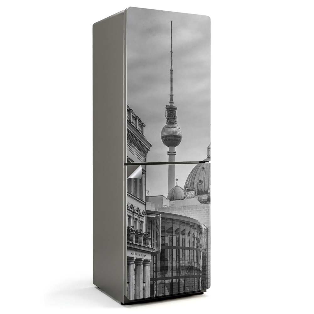 Nálepky na chladničku Televizní věž ve městě