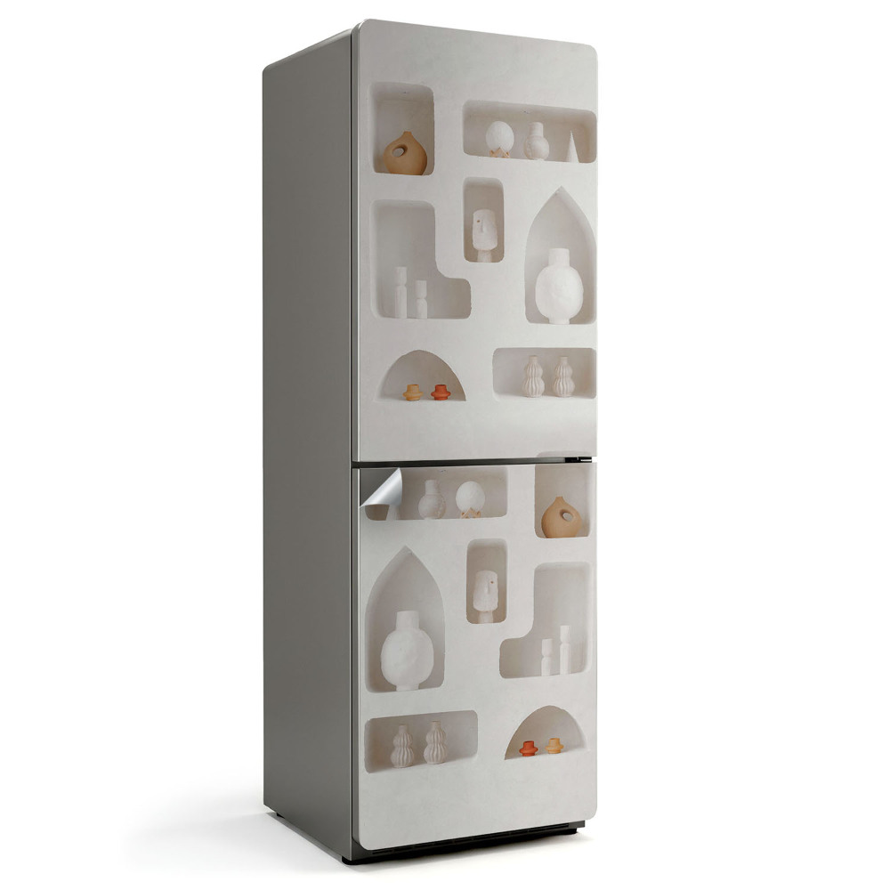 Fototapeta na chladničku Modernistické výklenky ve zdi