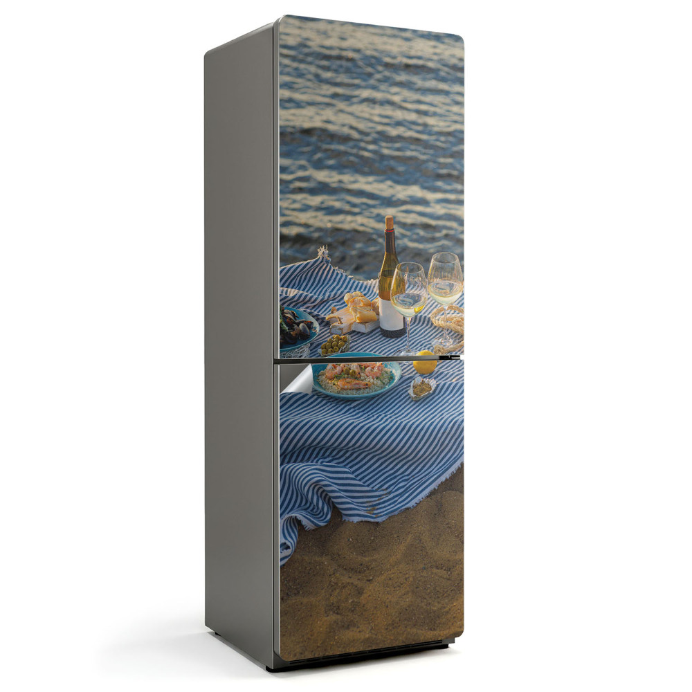 Nálepky na chladničku Romantická večeře u vody