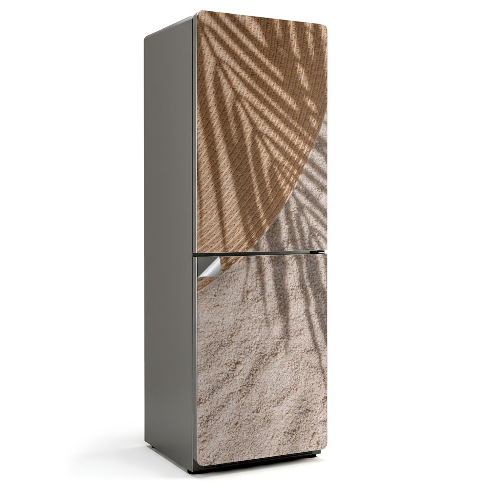 Fototapeta na chladničku Stín palmy proti písku