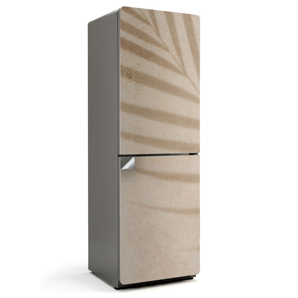 Fototapeta na chladničku Stín listů na písku