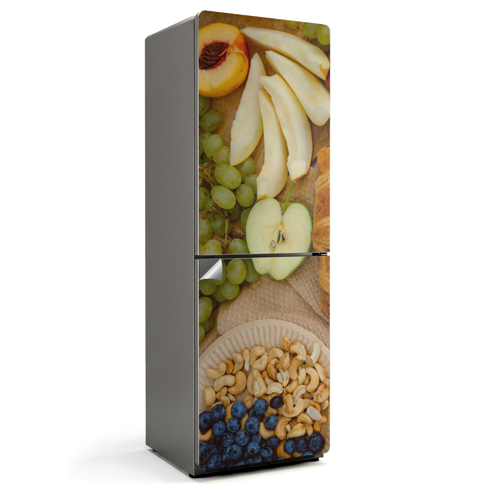 Fototapeta na chladničku Čerstvé ovoce a ořechy