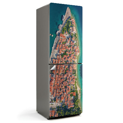 Nálepky na chladničku Pohled shora na poloostrov