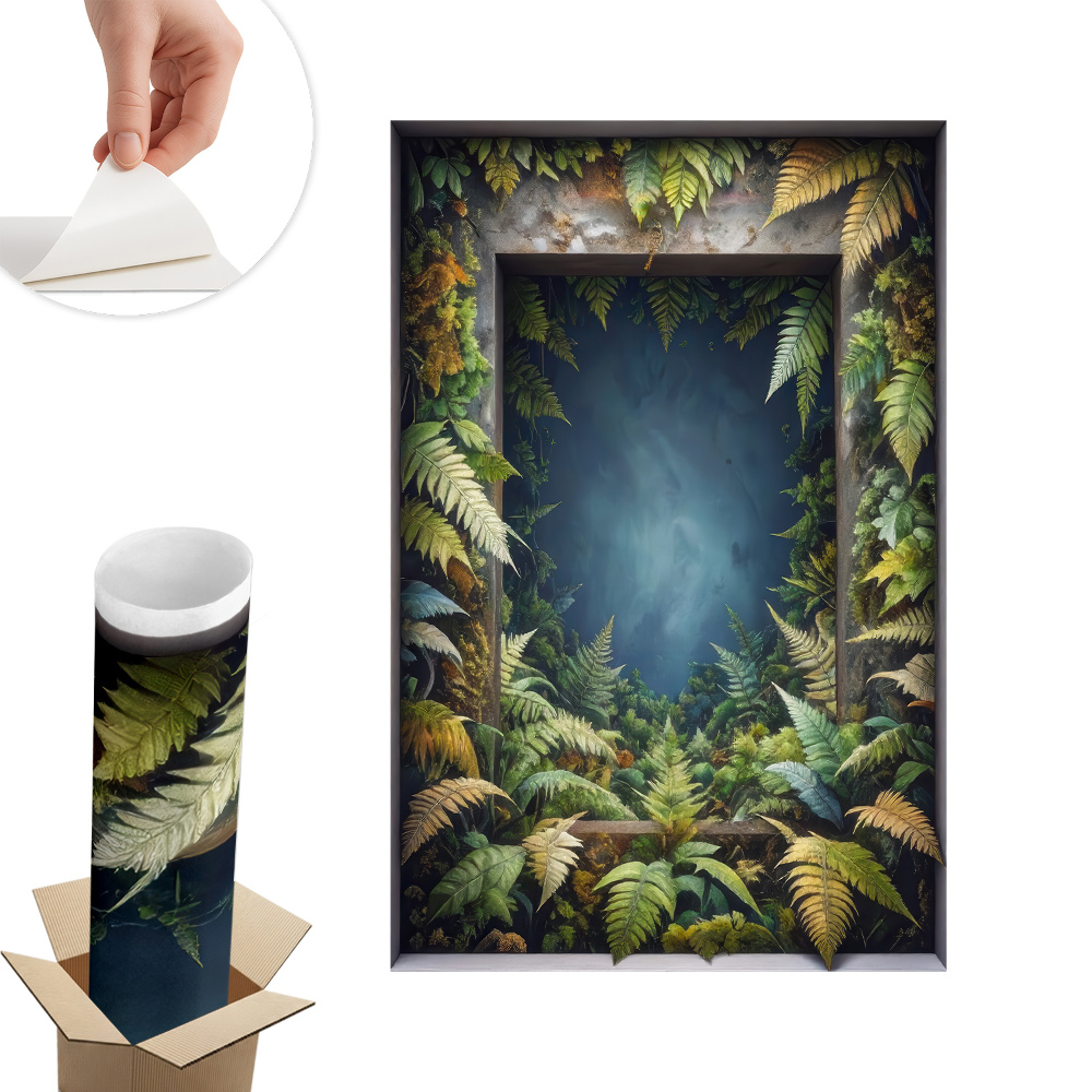 Fototapeta okno 3D 65x100 Přirozená harmonie