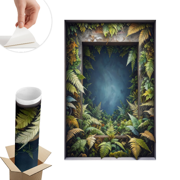 Fototapeta okno 3D 65x100 Přirozená harmonie