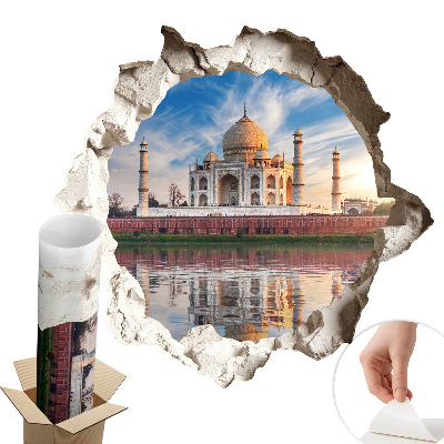 Fototapeta díra ve zdi 100x95 Exotický monument