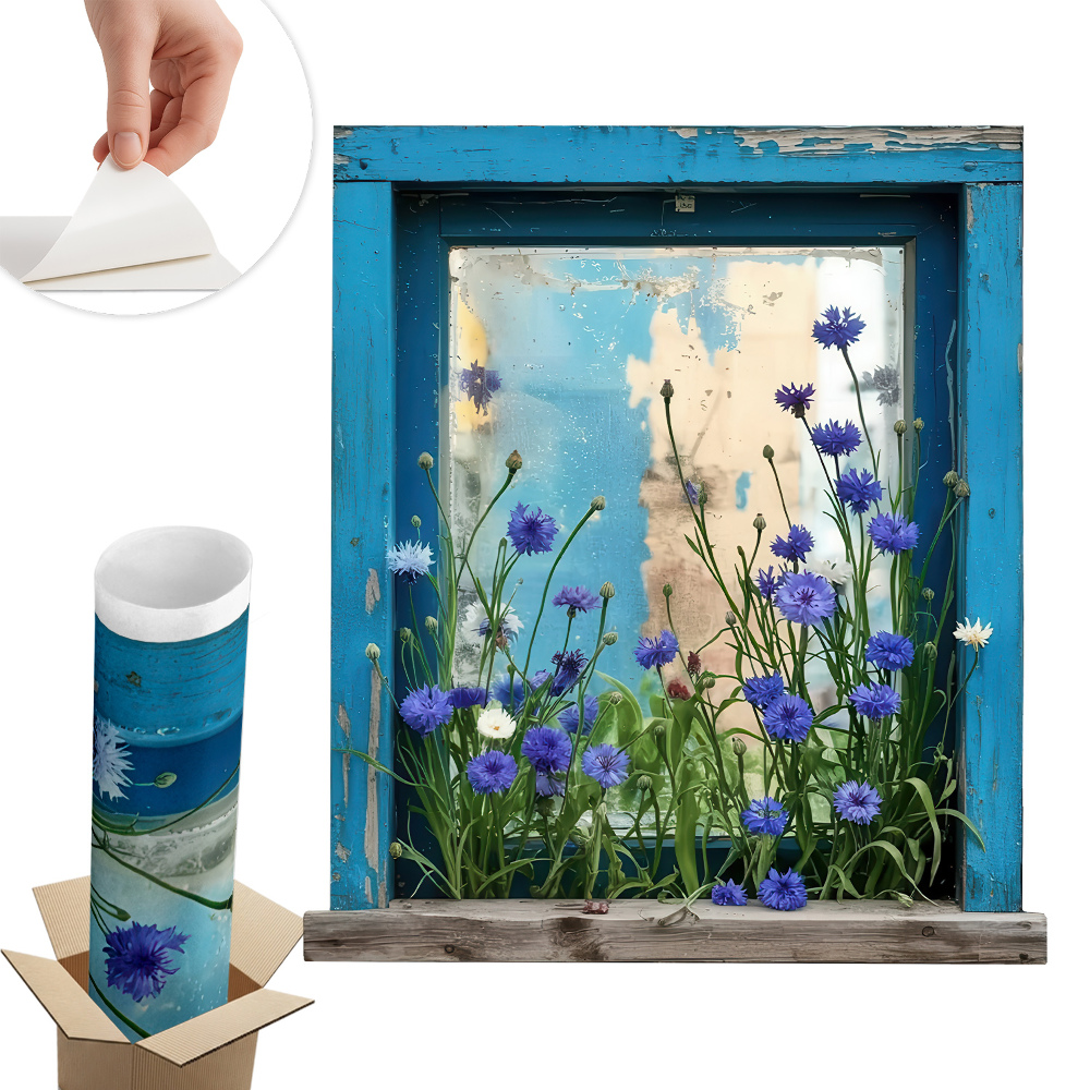 Fototapeta okno 3D 115x130 Kouzlo venkova