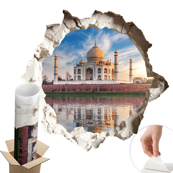 Fototapeta díra ve zdi 130x123 Exotický monument