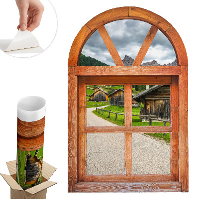 Samolepicí tapeta okno 52x80 Výhledy z okna