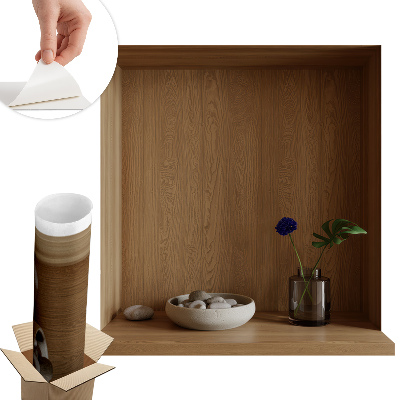 3D nálepka na zeď 79x80 Přírodní dekorace