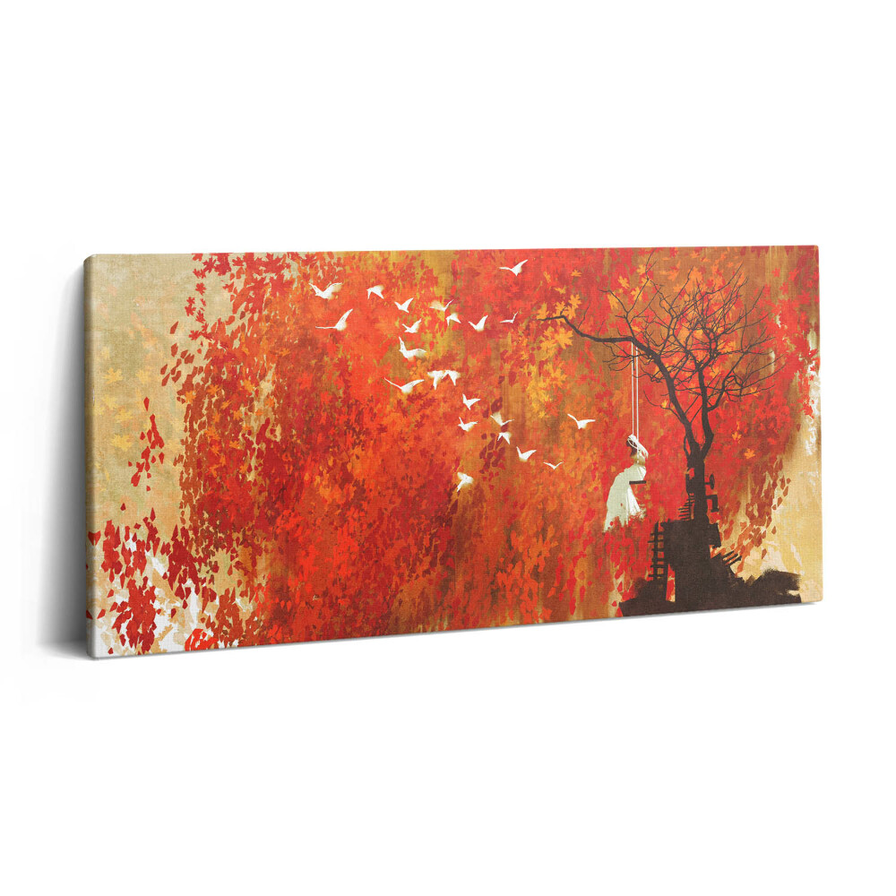 Obraz canvas 100x50 cm Nevinná nevěsta na podzim