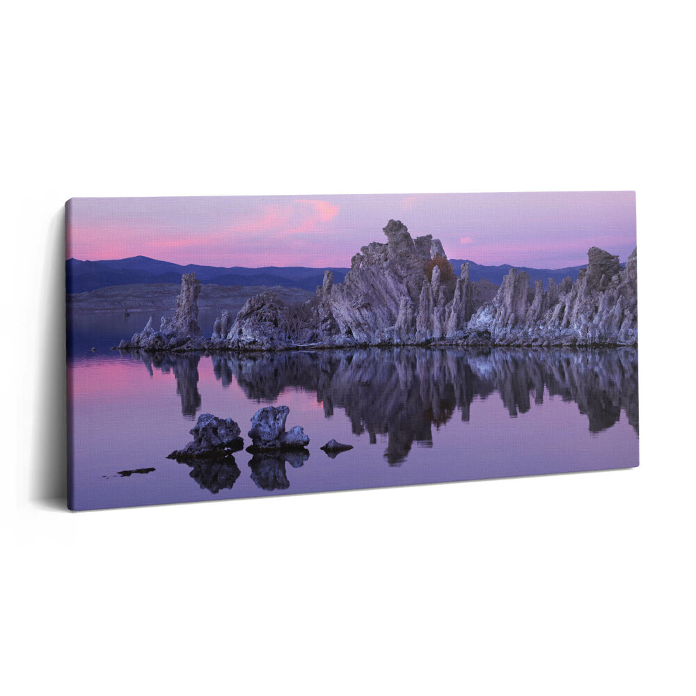 Obraz z fotografie na plátně 100x50 cm Odraz kamenů ve vodě