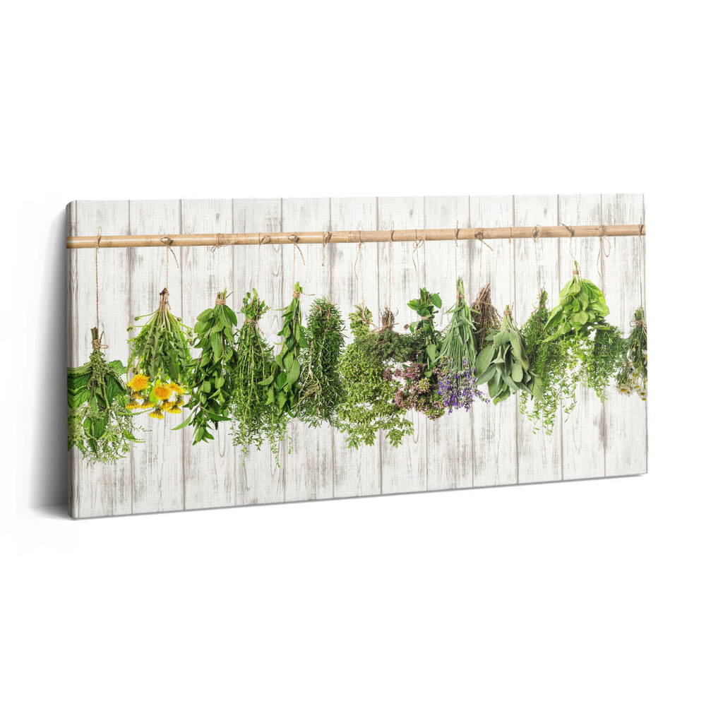 Obraz na plátně 100x50 cm Sušené byliny a rostliny