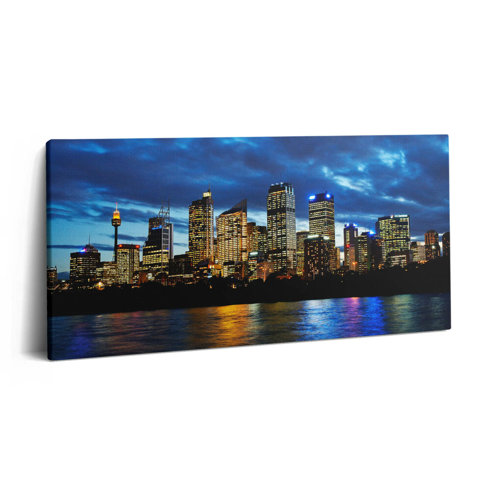 Obraz na plátně 100x50 cm Večerní procházka v Sydney