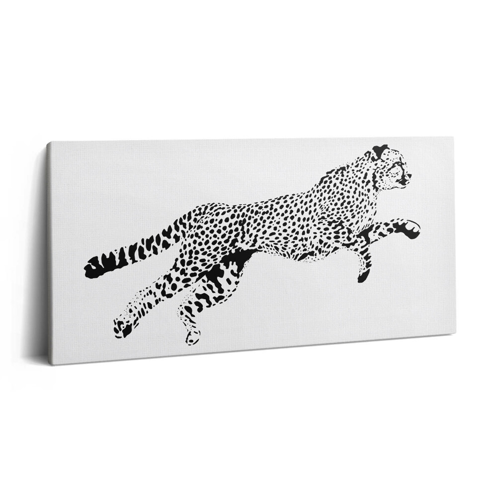 Obraz canvas 100x50 cm Silueta pantera