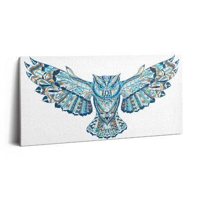 Obraz z fotografie na plátně 100x50 cm Sova v letu