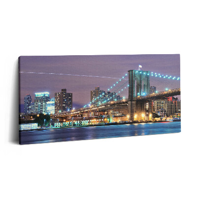 Obraz na plátně 100x50 cm Brooklynský most