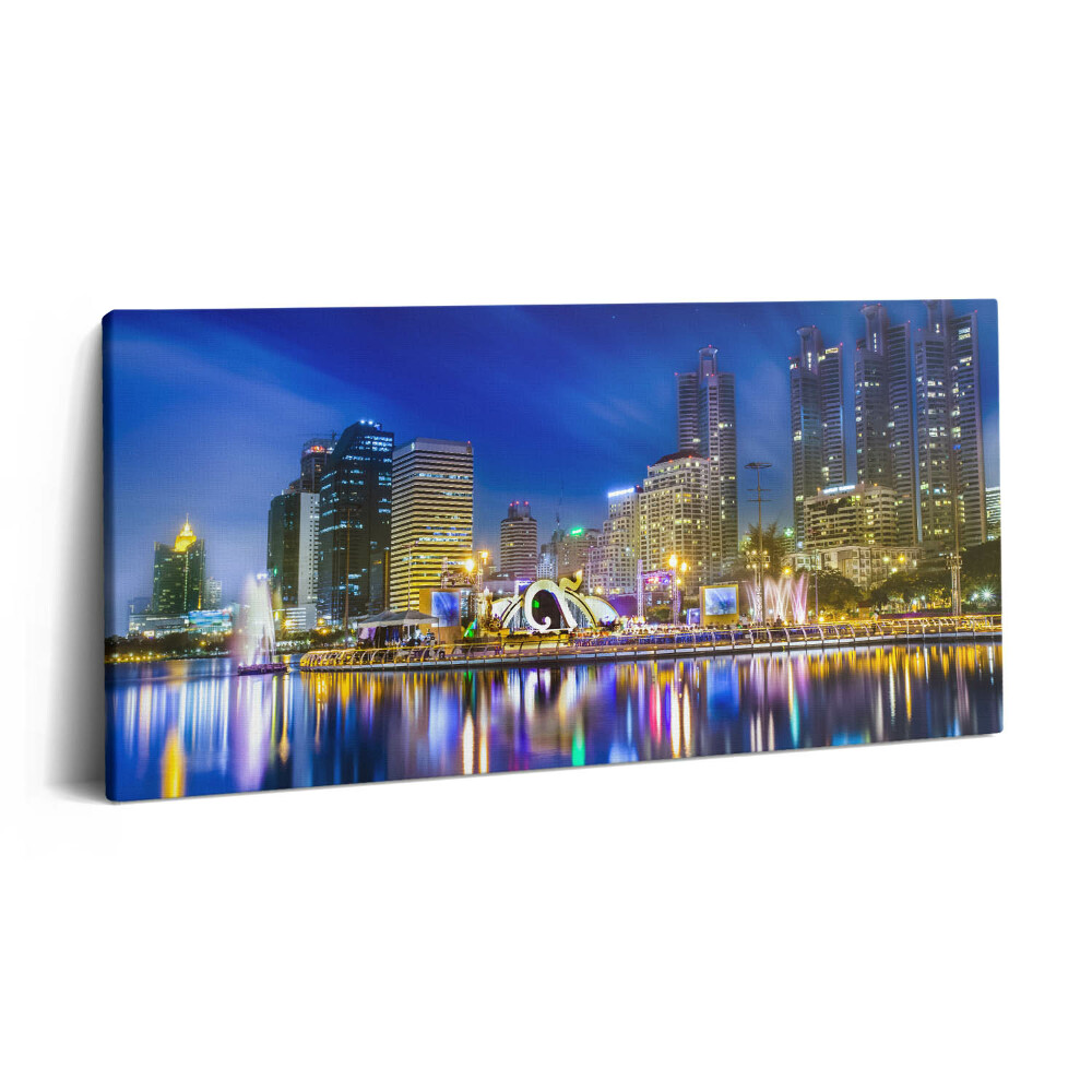 Obraz z fotografie na plátně 100x50 cm Město plné barev