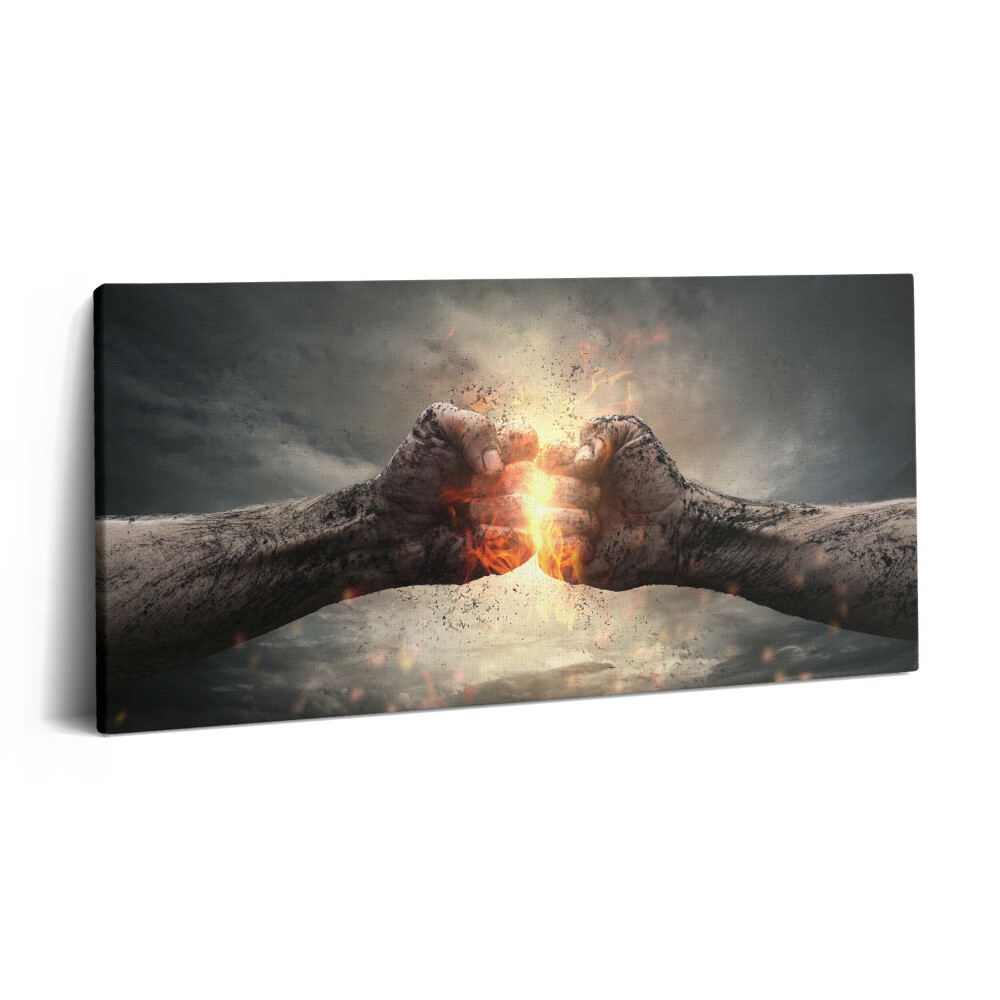 Obraz z fotografie na plátně 100x50 cm Moc a síla pěsti