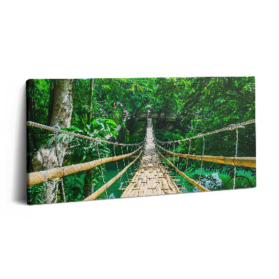 Obraz canvas 100x50 cm Most v lese na Filipínách