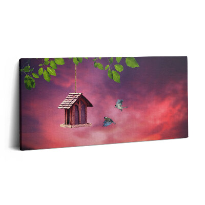 Obraz z fotografie na plátně 100x50 cm Klec na hřídele