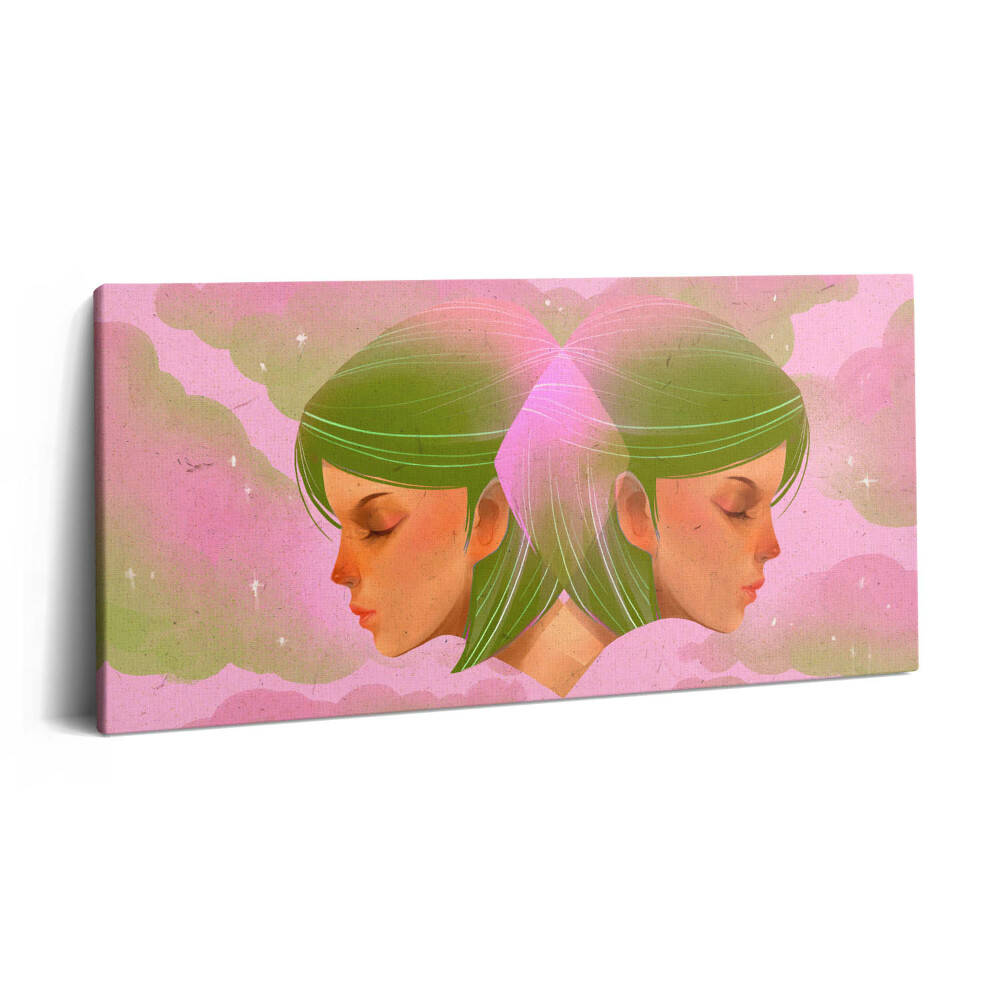 Obraz canvas 100x50 cm Abstraktní portrét ženy