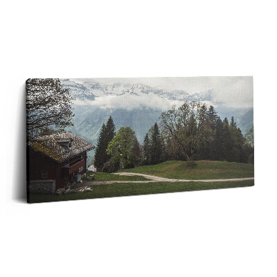 Obraz z fotografie na plátně 100x50 cm Malebný pohled na hory