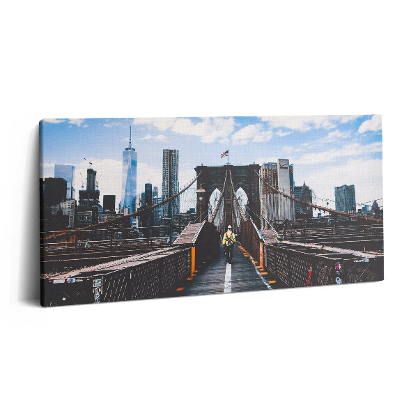 Obraz canvas 100x50 cm Brooklynský most v New Yorku