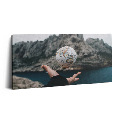 Obraz z fotografie na plátně 100x50 cm Zeměkoule