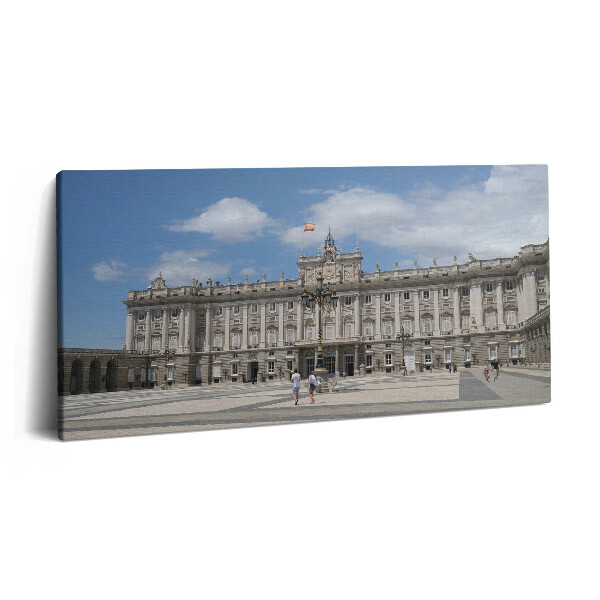 Obraz z fotografie na plátně 100x50 cm Historický palác v Madridu