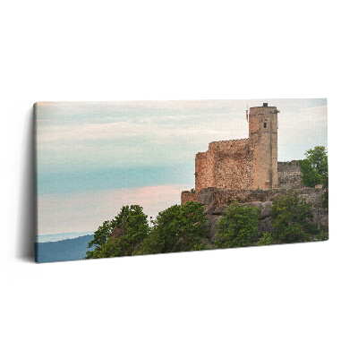 Obraz na plátně 100x50 cm Hrad Chojnik v Jelení Hoře