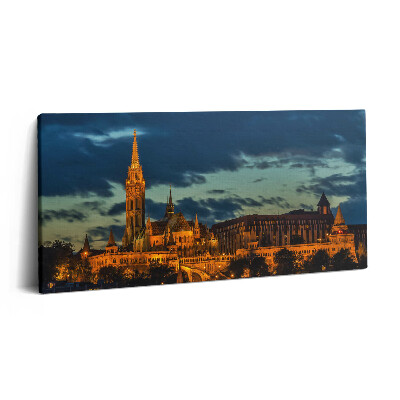 Obraz na plátně 100x50 cm Matyášův kostel v Budapešti, Maďarsko