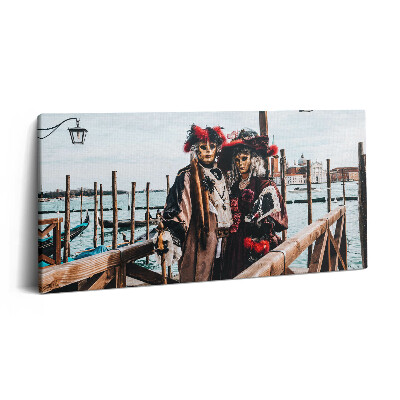 Obraz canvas 100x50 cm Karneval v Benátkách