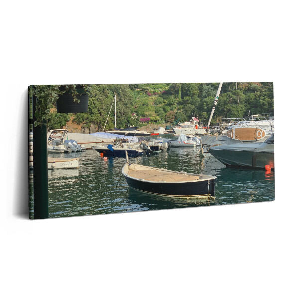 Obraz z fotografie na plátně 100x50 cm Přístav Portofino
