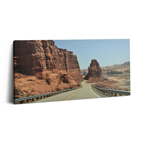 Obraz z fotografie na plátně 100x50 cm Route 66 ve Spojených státech