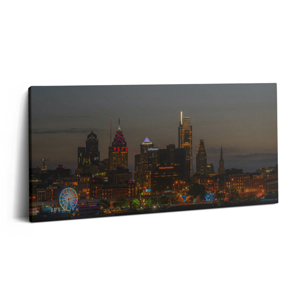 Obraz na plátně 100x50 cm Ruské kolo ve Filadelfii