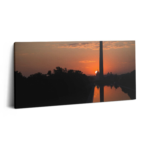 Obraz z fotografie na plátně 100x50 cm Washingtonská věž