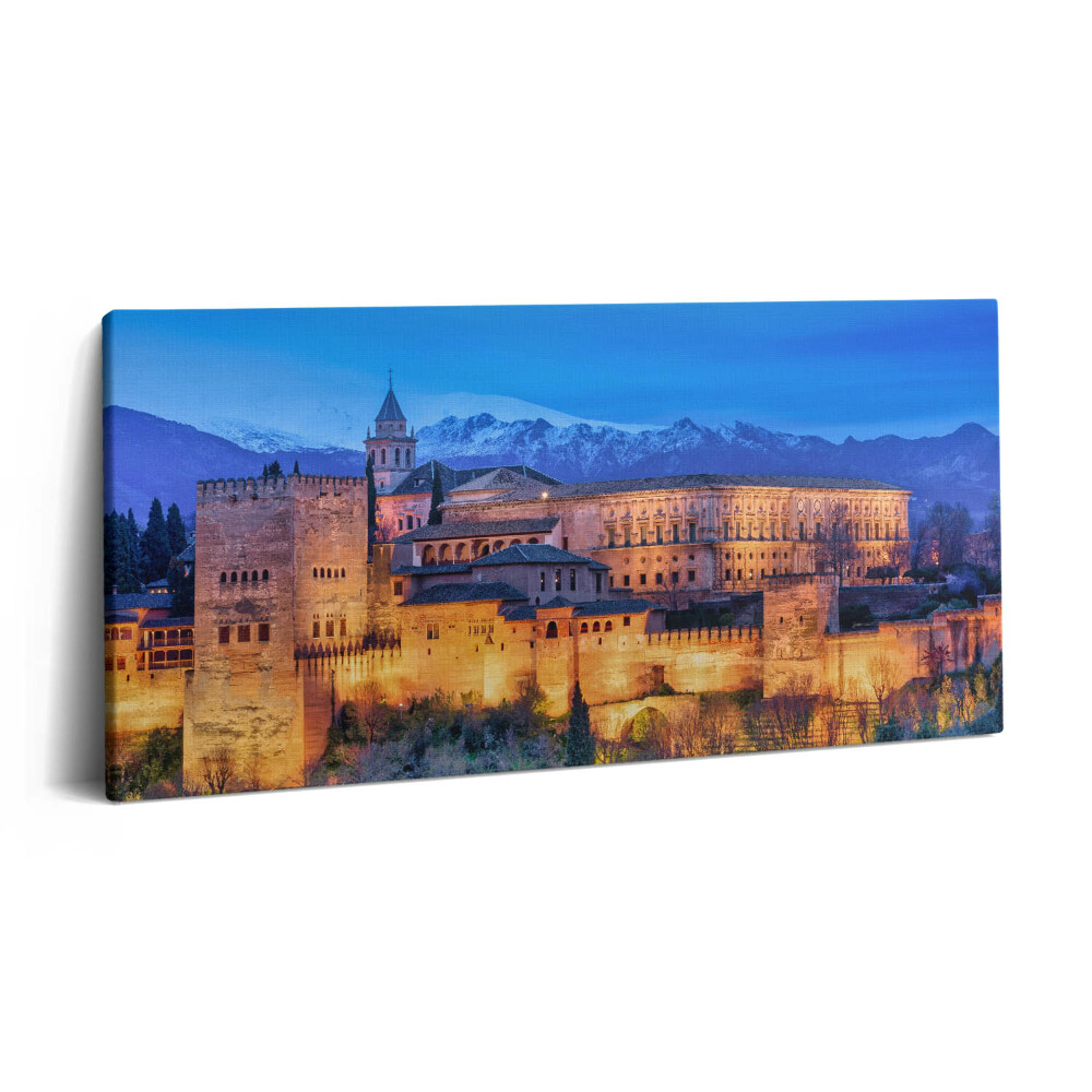 Obraz z fotografie na plátně 100x50 cm Andaluské hradby v Granadě