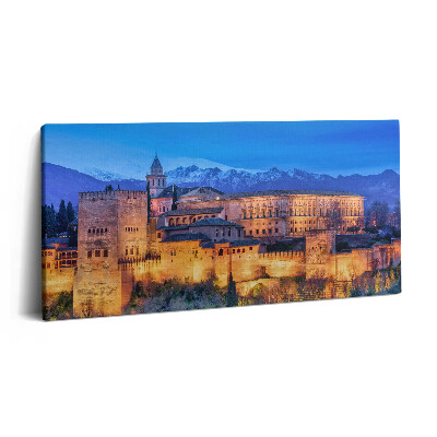 Obraz z fotografie na plátně 100x50 cm Andaluské hradby v Granadě