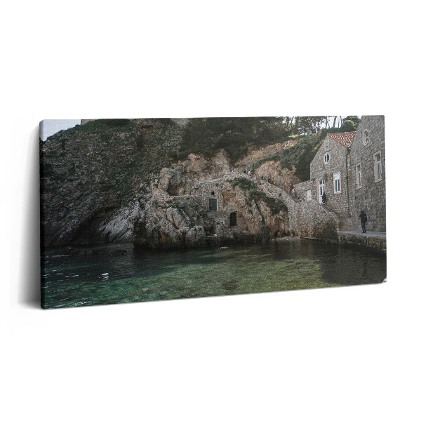 Obraz na plátně 100x50 cm Dubrovnická čtvrť