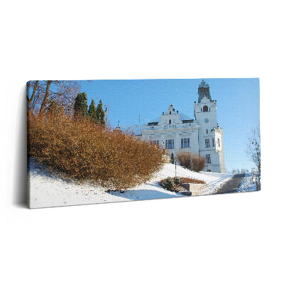 Obraz z fotografie na plátně 100x50 cm Město Ostrava v zimě