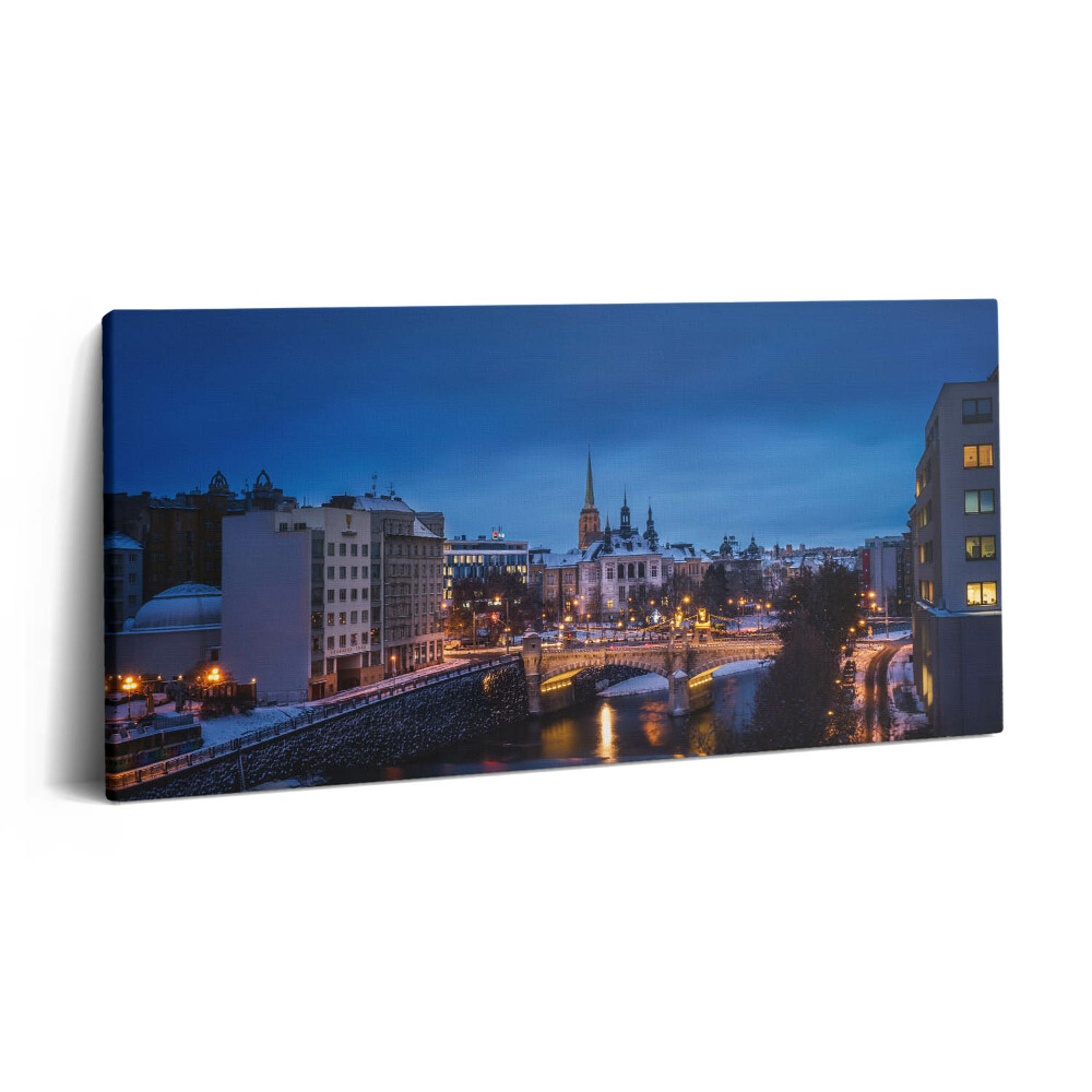 Obraz canvas 100x50 cm Panorama města Plzně v České republice