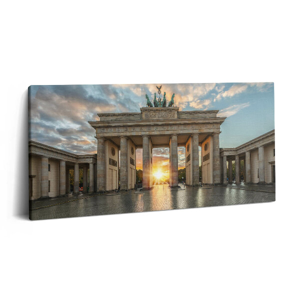 Obraz na plátně 100x50 cm Braniborská brána v Berlíně