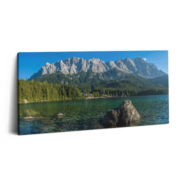 Obraz canvas 100x50 cm Vrchol Zugspitze v Německu