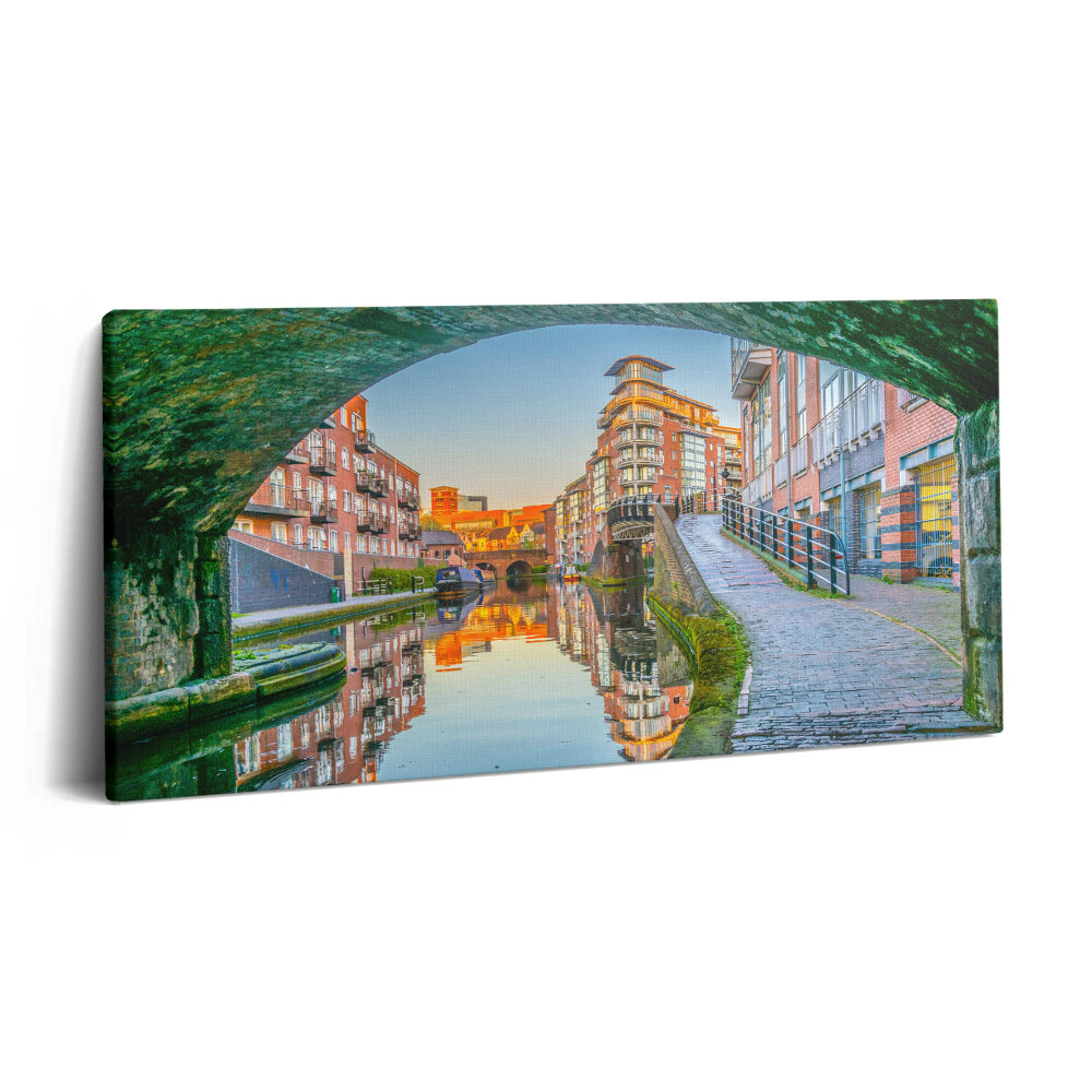 Obraz canvas 100x50 cm Západ slunce v Birminghamu, Anglie