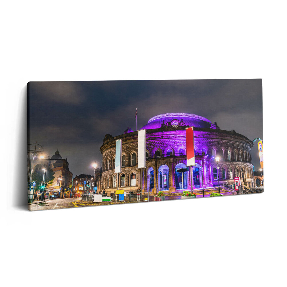 Obraz na plátně 100x50 cm Trh s kukuřicí v Leedsu, Anglie